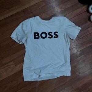Hugo Boss White Short Sleeve Tee